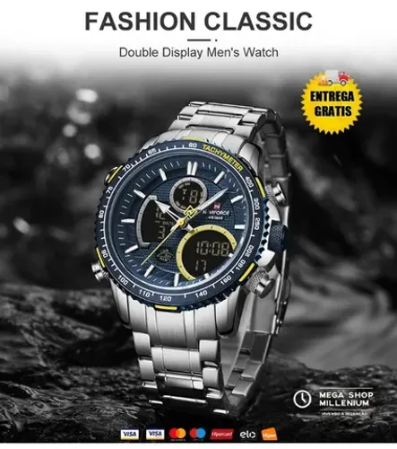 Relógios Masculino Esporte Quartzo Pulso Top Marca Luxo Cronógrafo