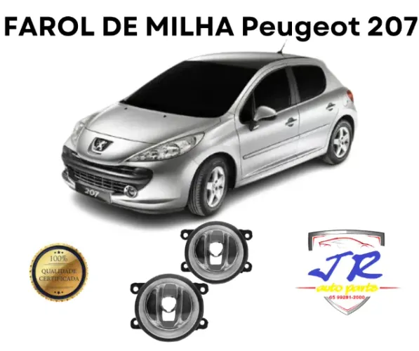 Par Farol De Milha Peugeot 207 2013