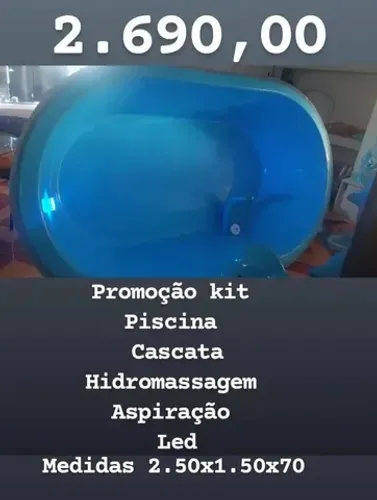Piscina só o casco