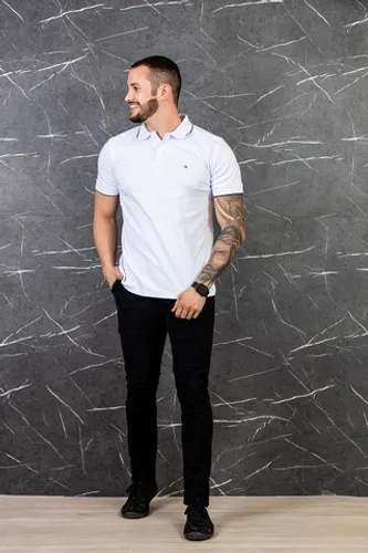 Calça Brim c/ Lycra Masculina 