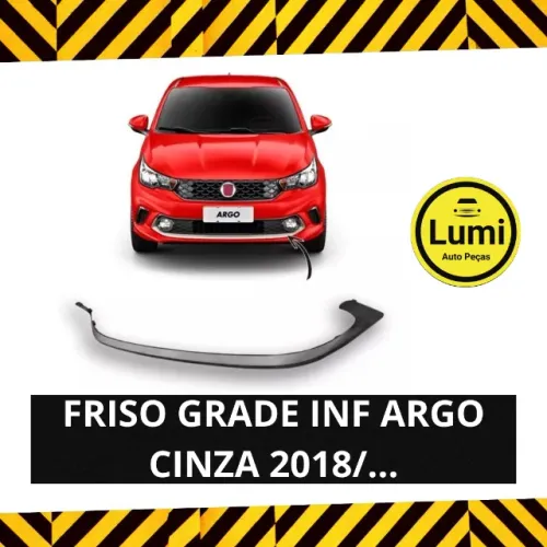 Friso Grade Inf Cinza Fiat Argo 2018/... - NOVO!!