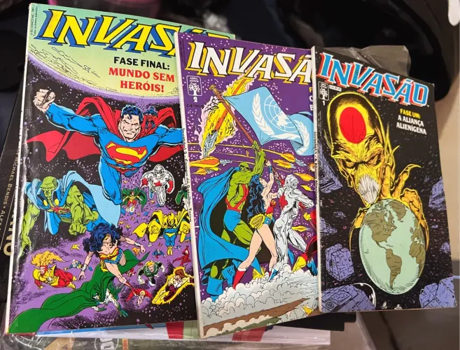 Invasão minissérie completa, formatinho, editora abril de 1990.