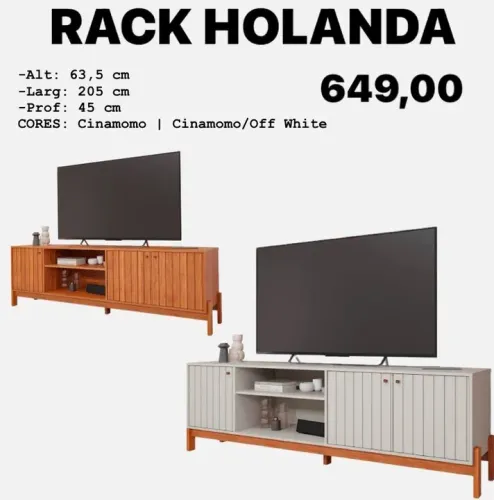 Rack 2.05 Holanda 3 portas ENTREGA HOJE !!!