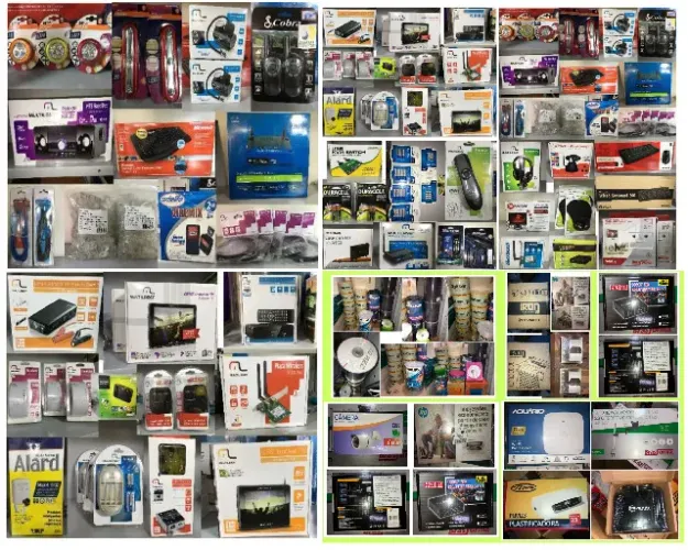 Lote de Produtos de Informática e Eletrônicos - Tudo Novo e Lacrado de Fábrica.