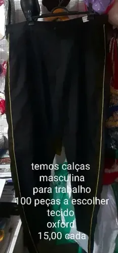 Calças masculina para trabalho 