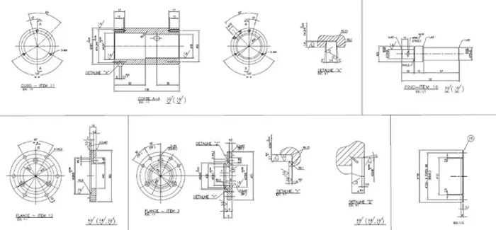 Desenho e projetos mecânicos, estruturais e de máquinas em Autocad e Solidworks