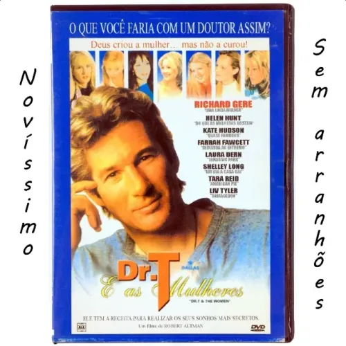Dr. T e as Mulheres - Dvd Original do filme C/ Extras - Novíssimo. Sem arranhões!