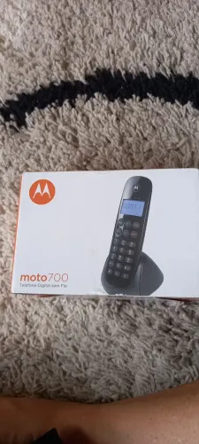 Fone Motorola fixo novo na caixa