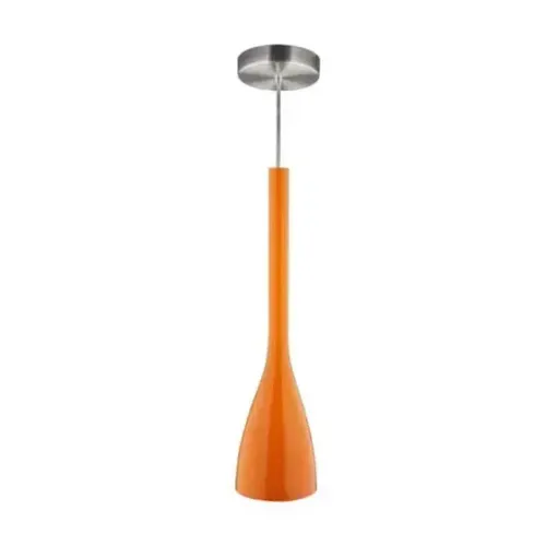 Pendente Garrafa Vidro Laranja