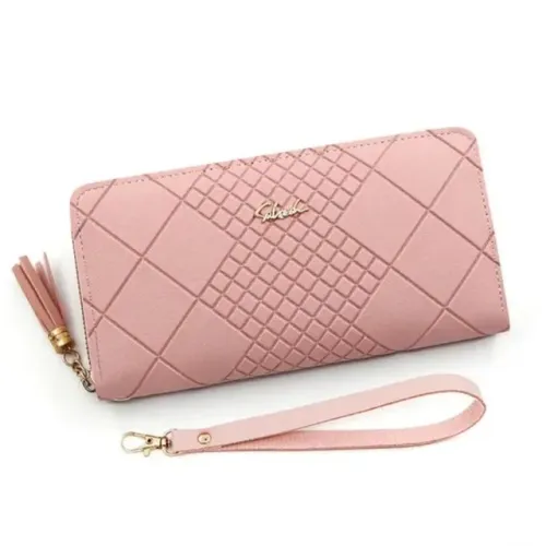 Carteira Feminina de Mão Rosa