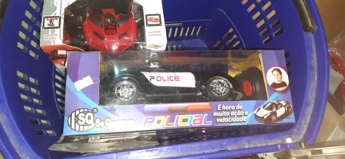 Carro controle remoto policia