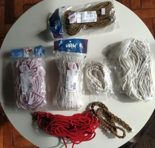 Material para artesanato - Amarradores de cortina 