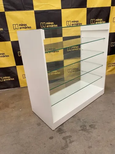Balcão expositor prat de Vidro - Oferta de fabrica 100x100x45