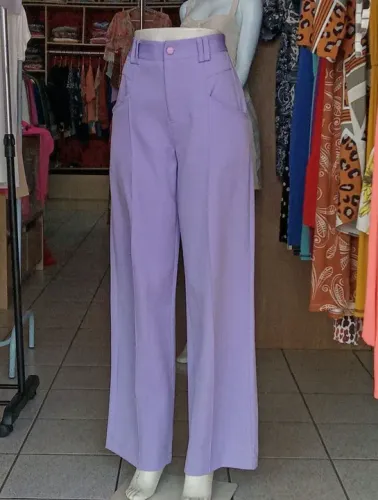 calça wide leg social