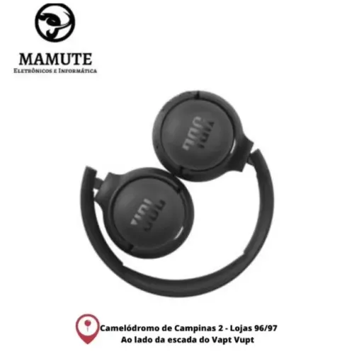 Fone de ouvido on-ear sem fio JBL Original Tune 510BT preto