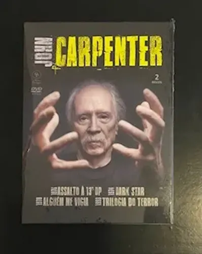 Box 2 DVDs John Carpenter: Obras-primas do cinema (Com 4 Cards Exclusivos e luva)