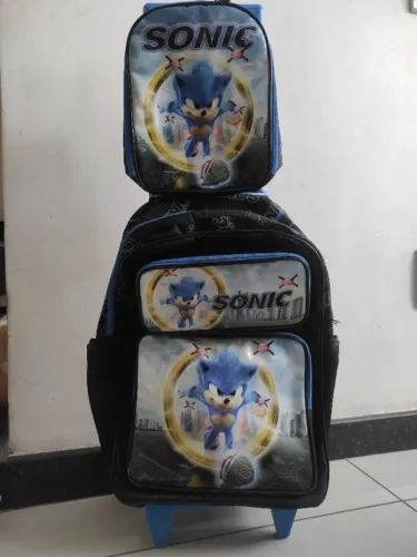 Mochila escolar Sonic