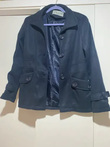 Casaco Flanelado Azul Marinho - Novo