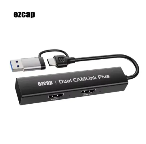 Placa De Captura De Vídeo Ezcap Dual Camlink Hdmi 1080p60fps