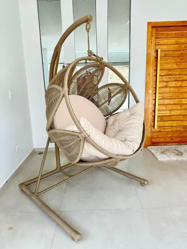 CONCHA DE BALANÇO, MODELO FOLHA COM PEDESTAL