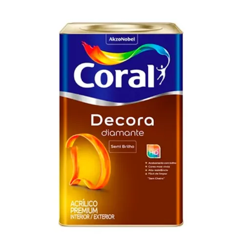 TINTA ACRÍLICA SEMI BRILHO DECORA DIAMANTE CORAL por apenas R$ 599,99!