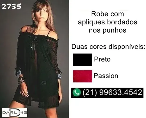 27.35-Robe com apliques bordados nos punhos em finíssimo tule de lycra - disponível em dua