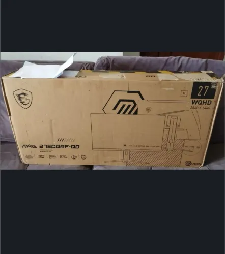 Monitor Gamer MSI 27 pol 170hz Curvo Rápid Va WQHD ( Lacrado )