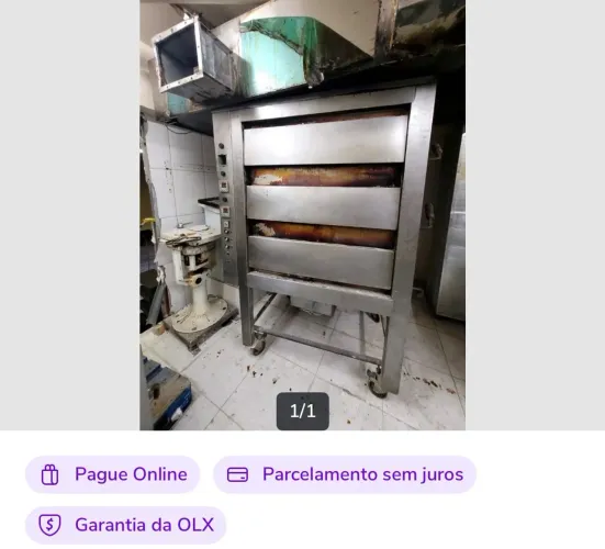 Fornos da Perfecta Industrial contendo três unidades, vendemos o lote por inteiro !!!