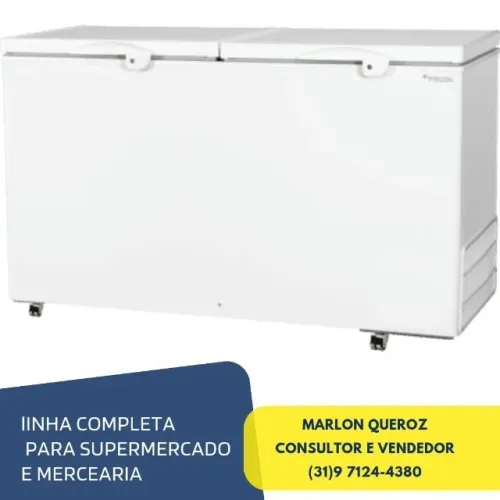Freezer Horizontal Fricon 127-220v Industrial
