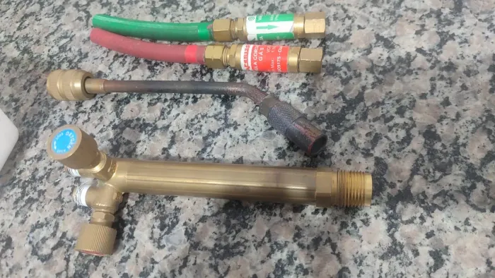 Maçarico de solda completo