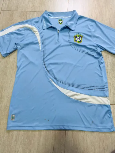 Camisa oficial seleção brasileira CBF tamanho GG usada com manchas 