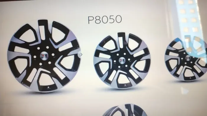 Rodas P8050 Rm Toyota Hilux Diamond preta com diamantado aro 20 6x139 novas