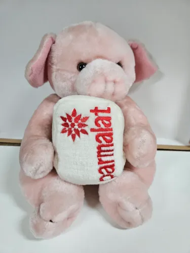 Porquinho de Pelúcia Parmalat Vintage