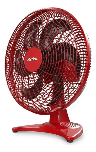 Ventilador de Mesa Dômina Neo Oscilante de 50cm Vermelho
