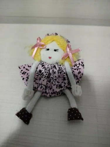 Mini Boneca De Pano 11 Cm