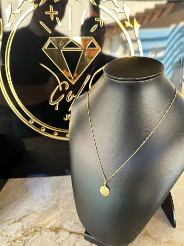Cordão e medalha de São Bento - ouro 18k