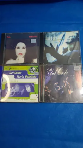 Coleção com 4 CDs originais - Gal Costa e Maria Bethânia