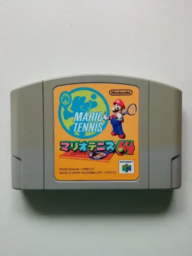 Jogo Mario Tennis 64 - Nintendo 64 japonês