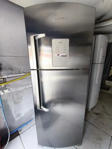 Geladeira brastemp inox