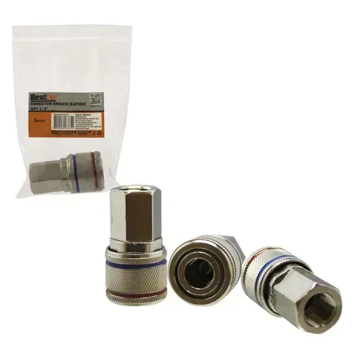 ENGATE RAPIDO NPT 1/4POL BESTFER