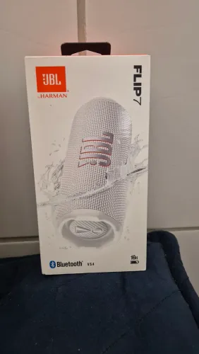 Caixa de Som JBl Flip 7 Branca Lacrado