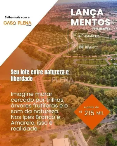 Terreno à venda, Ipê Branco e Amarelo, 175 m² por R$ 215.000 - Parque Dois Irmãos - Fortal