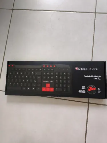 Novo - Teclado Gamer Kross Elegante, USB, KE-K103