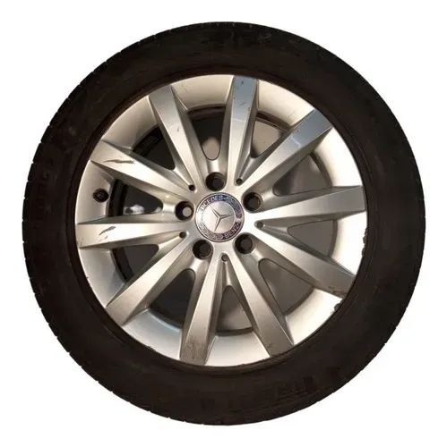Roda Pneu Meia Vida 205 55r 18 Mercedes A200 2014 2015  Preto