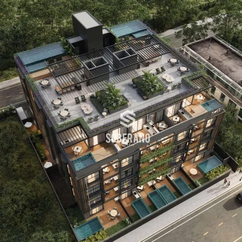 Studio novo à venda já com projetados, 26 m² por R$ 380.000,00 - Intermares - Cabedelo/PB