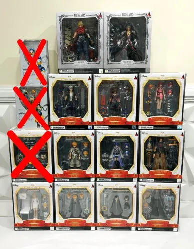 Bring Arts Sh Figuarts Kingdom Hearts Coleção Originais
