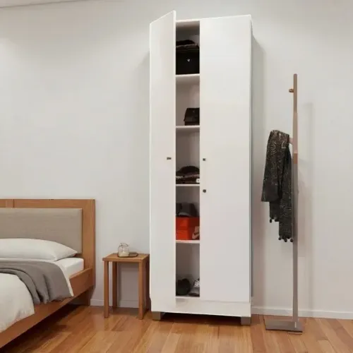 Promoção multiuso 2 portas e chave branco