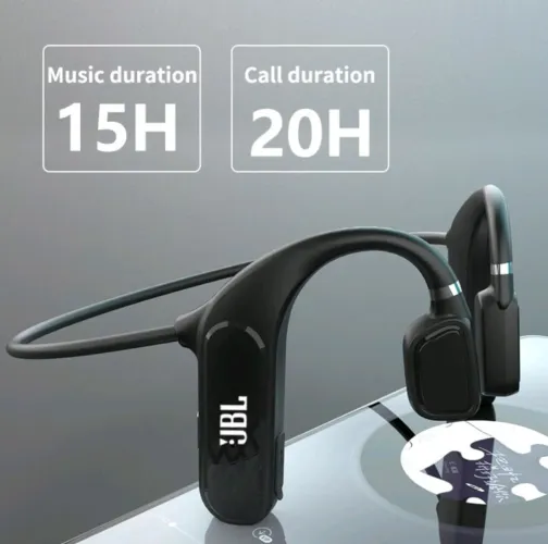 Headset condução óssea cartão de memória