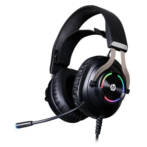 Headset Gamer HP H360 Stereo P3 c/ Led RGB c/ Adaptador P2 - WZetta
