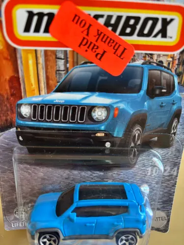 Miniatura Jeep Renegade 2019 Matchbox